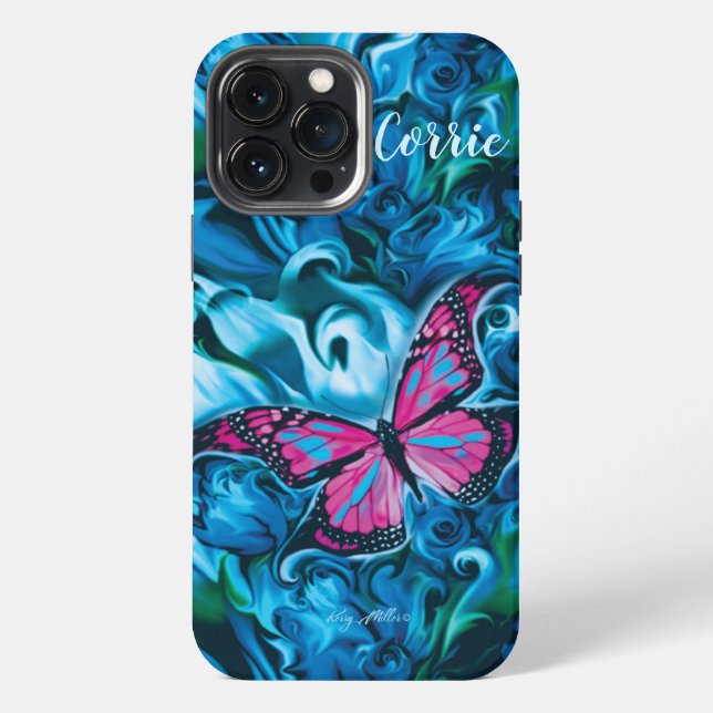 Funda Para iPhone Estuche para iPhone de mariposa (Reverso )