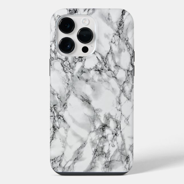Funda Para iPhone Estuche para iPhone de mármol blanco (Reverso )