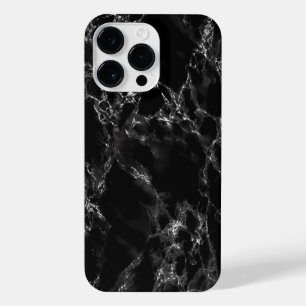 Funda Para iPhone 14 Pro Max Estuche para iPhone de Mármol Negro
