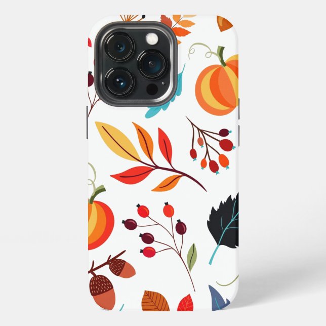 Funda Para iPhone Estuche para iPhone de patrón de otoño (Reverso )
