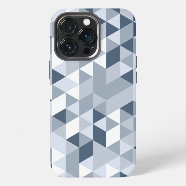 Funda Para iPhone Estuche para iPhone de patrón triangular de resume (Reverso )