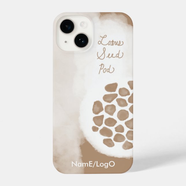 Funda Para iPhone estuche para iPhone de pod de semillas de objet_11 (Reverso )