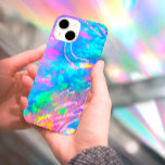 Funda Para iPhone 14 estuche para iPhone de Relieve metalizado de opal<br><div class="desc">tenga en cuenta que el efecto iridiscente no es real,  sino simplemente simulado</div>