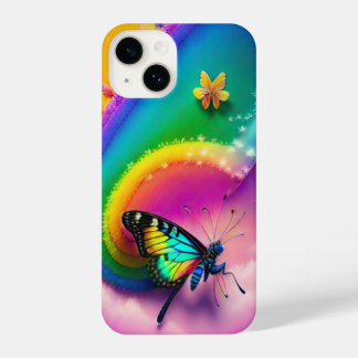 Funda Para iPhone 14 Estuche para iPhone estilo mariposa