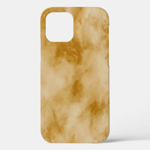 Funda Para iPhone 12 Estuche para iPhone Funda-Mate de nubes amarillas