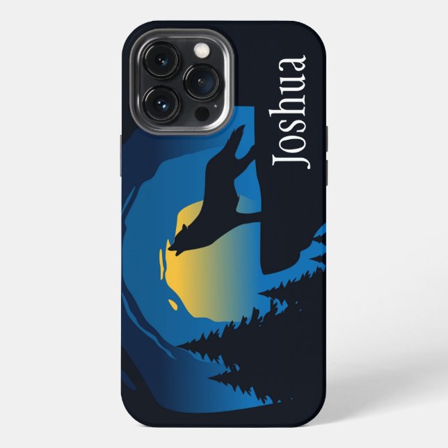 Funda Para iPhone Estuche para iPhone Funda-Mate de Wolf (Reverso )