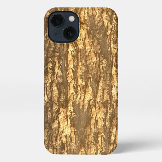Funda Para iPhone Estuche para iPhone Gold Bark Camo (Reverso )