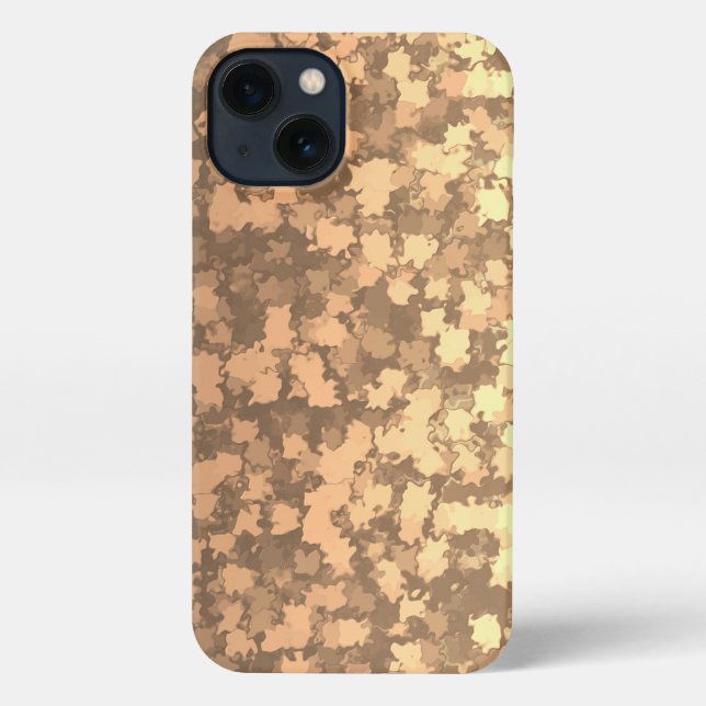 Funda Para iPhone Estuche para iPhone Gold Leaves Camo (Reverso )