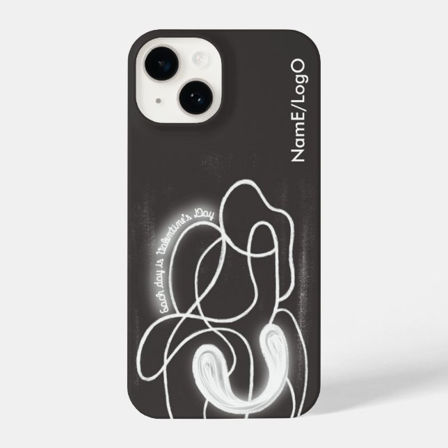 Funda Para iPhone estuche para iPhone holydays_4_dulce valentine (Reverso )