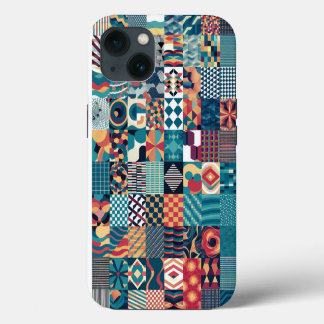 Estuche para iPhone/iPad de Grid Collage artístico