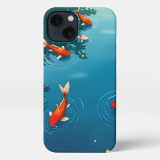 Estuche para iPhone Koi Pond Tranquil - Estilo de 