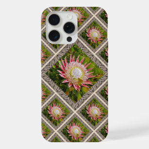 Estuche para iPhone llamativo con proteínas rosada