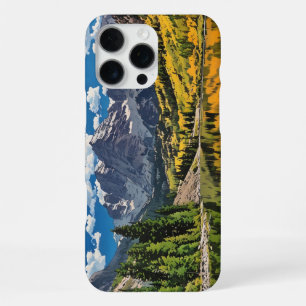 Funda Para iPhone 16 Pro Max Estuche para iPhone Maroon Bells