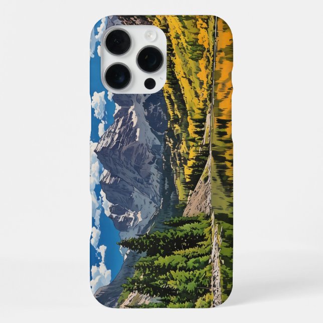 Funda Para iPhone Estuche para iPhone Maroon Bells (Reverso )