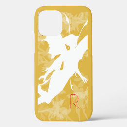 Funda Para iPhone 12 Estuche para iPhone moda Gold Fairy Monograma Fund