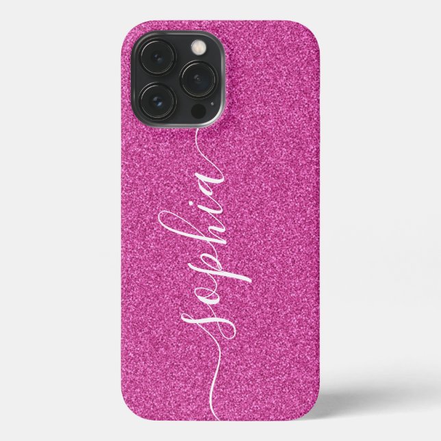 Funda Para iPhone Estuche para iPhone moderno con guión de Purpurina (Reverso )