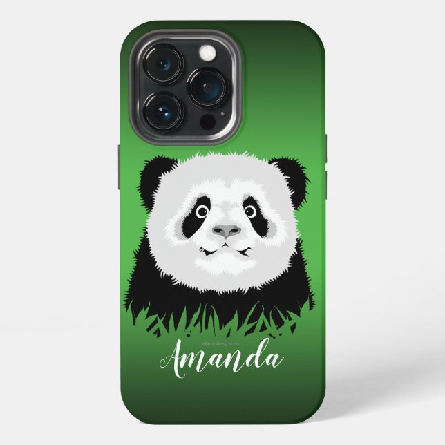 Funda Para iPhone Estuche para iPhone Panda Bear Funda-Mate (Reverso )