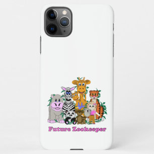 Funda Para iPhone 11Pro Max Estuche para iPhone para Chica de Zookeeper futuro