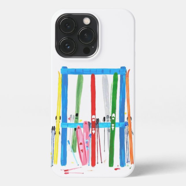 Funda Para iPhone Estuche para iPhone para rack Ski (Reverso)