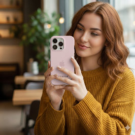 Funda Para iPhone 16 Pro Estuche para iPhone Pastel Pink personalizado con 