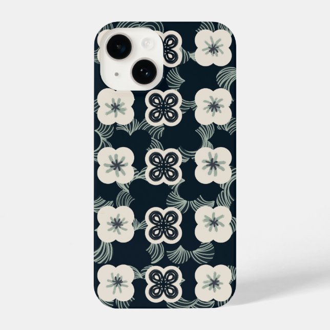 Funda Para iPhone estuche para iPhone Pattern_5_flower_1 (Reverso )