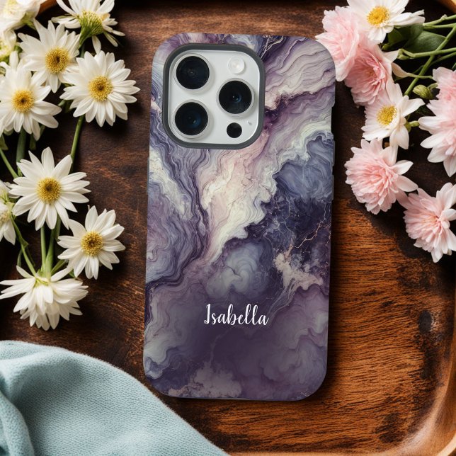 Funda Para iPhone Estuche para iPhone personalizado de Mármol Púrpur (Subido por el creador)