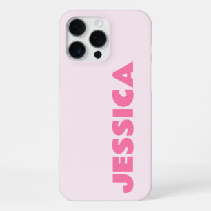 Funda Para iPhone 16 Pro Max Estuche para iPhone personalizado de nombre simple
