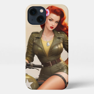 Estuche para iPhone Pinup para motocicleta del ejé