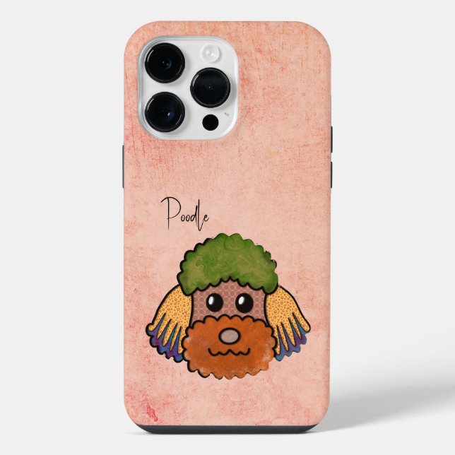 Funda Para iPhone Estuche para iPhone Poodle Ugly Face Funda-Mate (Reverso )