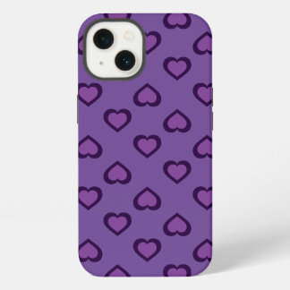 Estuche para iPhone Purple Hearts Funda-Mate