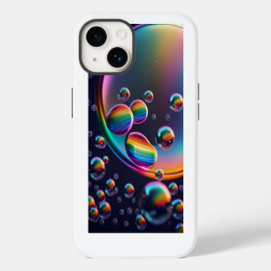 Funda Para iPhone 14 Estuche para iPhone Rainbow Droplet Funda-Mate