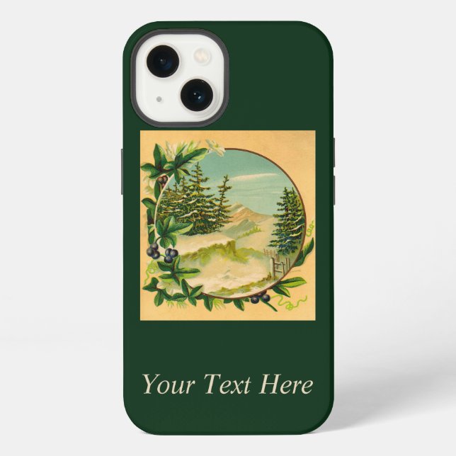 Funda Para iPhone Estuche para iPhone Rustic Mountain Scene Funda-Ma (Reverso )