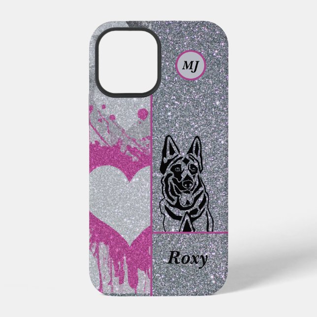 Funda Para iPhone Estuche para iPhone Shepherd alemán personalizable (Reverso )