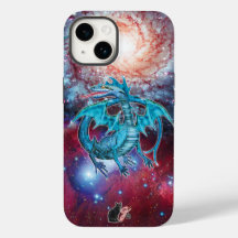 Estuche para iPhone Turquoise Cosmic Dragon Funda-