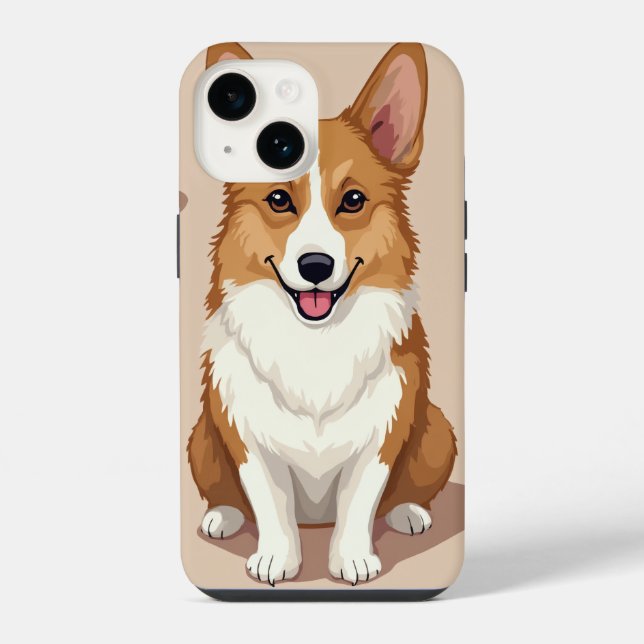 Funda Para iPhone Estuche para iPhone Welsh Corgi (Reverso )