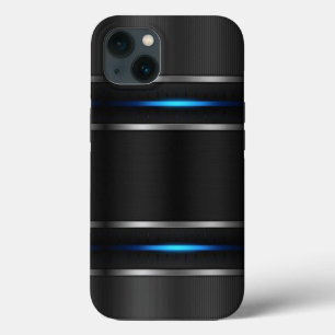 Estuche para teléfono celular de diamante negro