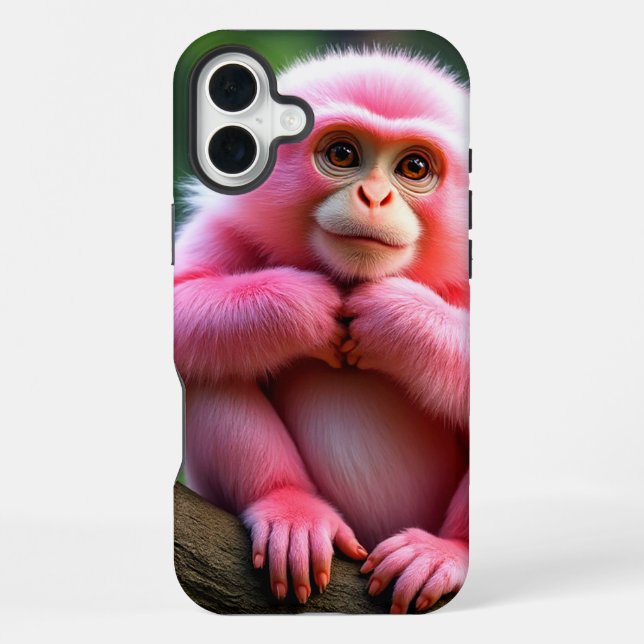 Funda Para iPhone Estuche para teléfono con micrófono rosa (Reverso )