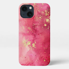 estuche para teléfono de chica rosa