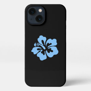 Estuche para teléfono de hibiscos azules