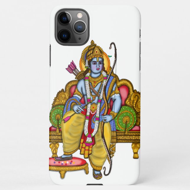 Funda Para iPhone Estuche para teléfono de Lord Rama (Reverso)