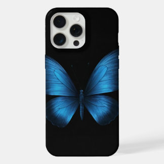 Estuche para teléfono de mariposa azul