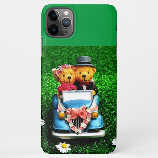 Funda Para iPhone Estuche para teléfono de novia y Groom (Reverso)