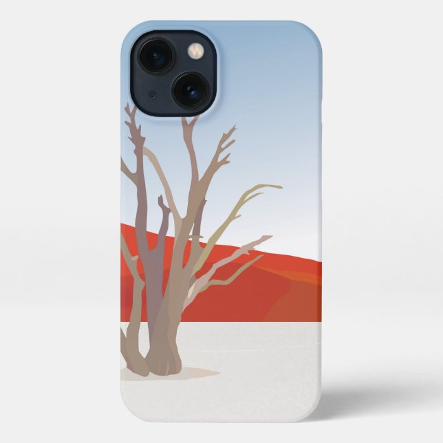 Funda Para iPhone Estuche para teléfono del desierto de Namibia (Reverso )