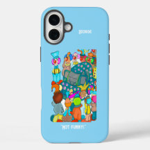 Estuche para teléfono duro para iPhone no divertid
