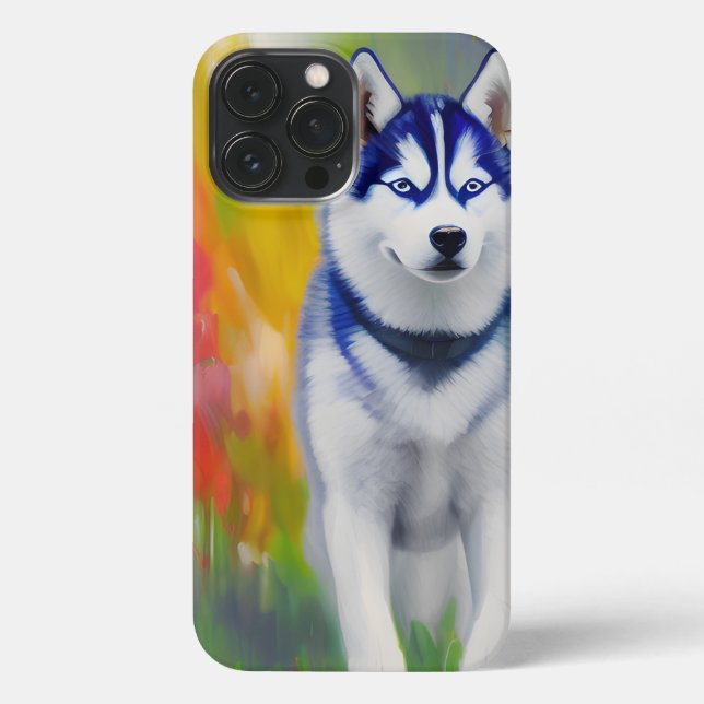 Funda Para iPhone Estuche para teléfono inspirado en Husky (Reverso )
