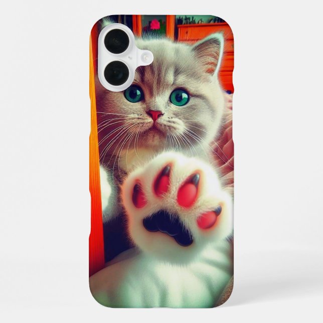 Funda Para iPhone Estuche para teléfono Kitten (Reverso )