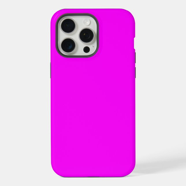 Funda Para iPhone Estuche para teléfono magenta rosa muy Bonito (Reverso )