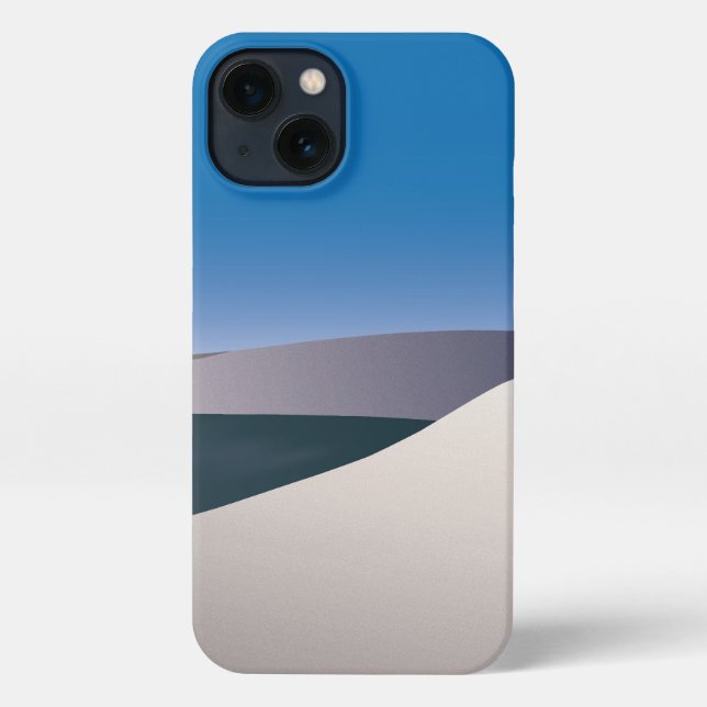 Funda Para iPhone Estuche para teléfono paisajístico del desierto de (Reverso )