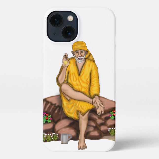 Funda Para iPhone Estuche para teléfono Sai Baba (Reverso )