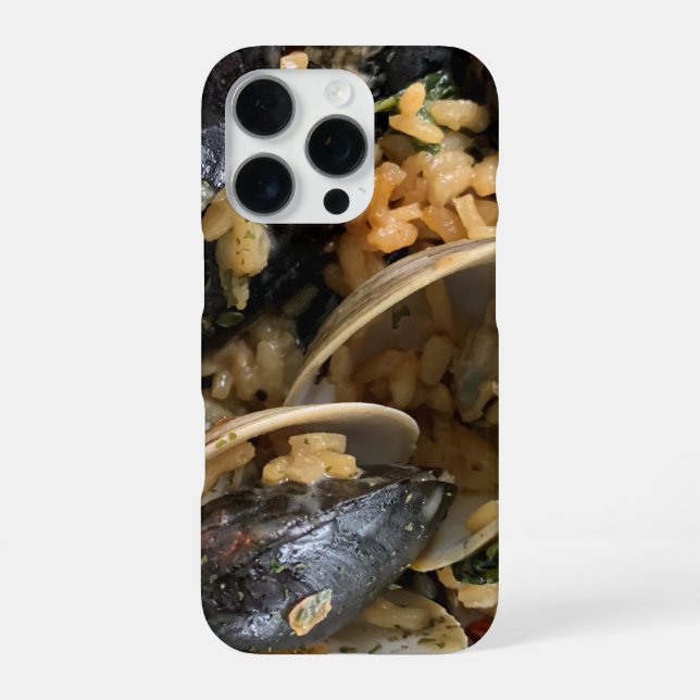 Funda Para iPhone Estuche para teléfonos de mariscos y clavos (Reverso)